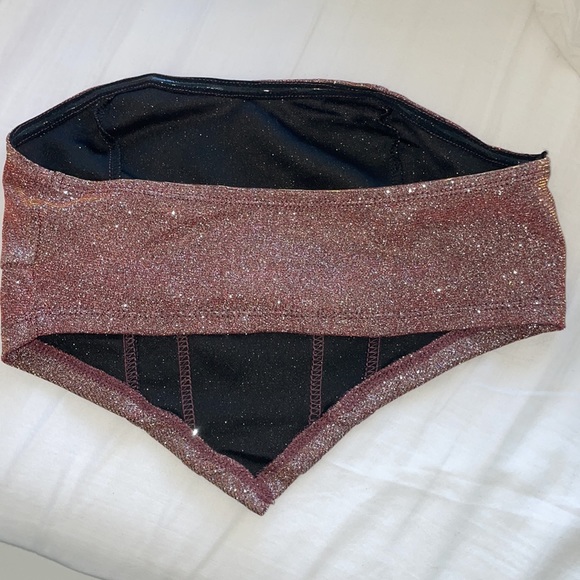 Sparkly Glitter Crop Top Bandeau ✨🪩 - Picture 5 of 5
